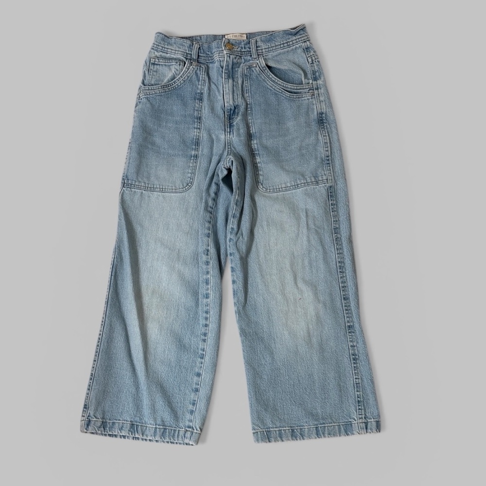 We The Free Piper Wide Leg Double Pocket Crop Jeans - Picture 2 of 10